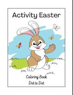 Activity Easter Coloring Book Dot to Dot