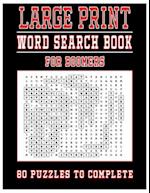 Large Print Word Search Book For Boomers