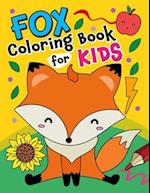 Fox Coloring Book for kids