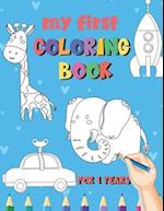 My First Coloring Book / 1 Years