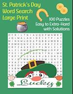 St. Patrick's Day Word Search Large Print