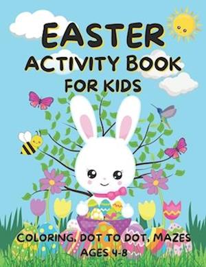 Easter Activity Book for Kids Ages 4-8