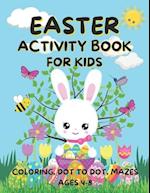 Easter Activity Book for Kids Ages 4-8