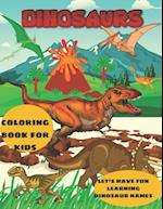 DINOSAURS COLORING BOOK FOR KIDS 