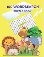 100 wordsearch puzzle book : word search game for kid age 4-8 large print 8.5*11 inches 110 pages Activities&Games 