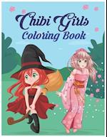 Chibi Girls Coloring Book