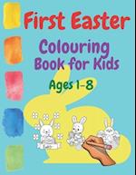 First Easter Colouring Book For Kids Ages 1-8