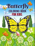 Butterfly Coloring Book For Kids: Fun Awesome Butterfly Coloring book for kids 