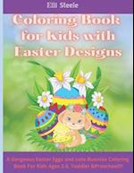 Coloring Book for Kids with Easter Designs