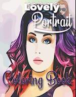 Lovely Portrait Coloring Book