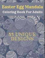 Easter Egg Mandala Coloring Book For Adults