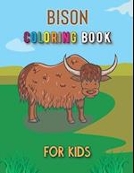 Bison Coloring Book For Kids