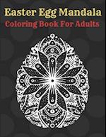 Easter Egg Mandala Coloring Book For Adults