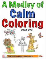 A Medley of Calm Coloring - Book One 