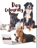Dog colouring book