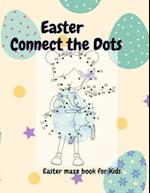 Easter Connect the Dots: Easter maze book for kids 