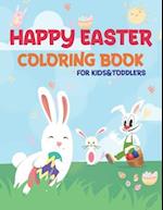 Happy Easter Coloring Book for Kids&toddlers