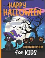 Happy Halloween Coloring Book for Kids