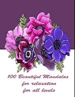 100 Beautiful Mandalas for relaxation for all levels