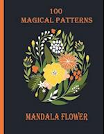 100 Magical Patterns mandala flower