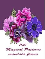 100 Magical Patterns mandala flower