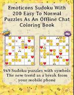 Emoticons Sudoku With 200 Easy To Normal Puzzles As An Offline Chat Coloring Book