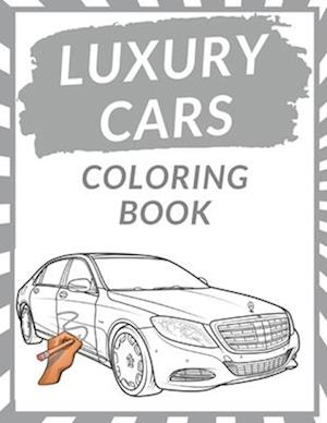 Luxury Cars Coloring Book