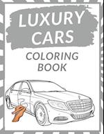 Luxury Cars Coloring Book