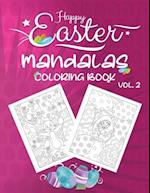 Happy Easter Mandalas Coloring Book Vol.2