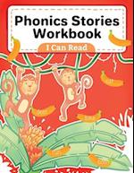 Phonics Stories Workbook: For Preschool and Kindergartens I can read CVC Phonics Reading Comprehension Passage 
