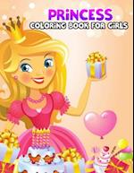 Princess Coloring Book For Girls: Gorgeous | Beauty | Fashion Style and Unique Coloring Activity Book for Beginner, Toddler, Preschooler, Girls & Kids