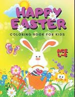 Happy Easter Coloring Book for Kids.