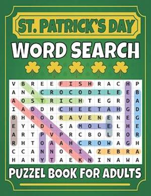 St. Patrick's Day Word Search Puzzle Book for Adults