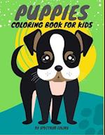 Puppies Coloring Book For Kids