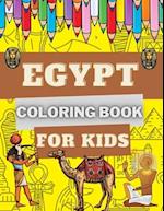 Egypt Coloring Book for Kids: Ancient Egypt with Pyramids, Landscapes, Mummies, Pharaohs, Cleopatras & More! | Interesting and Educational Colouring 