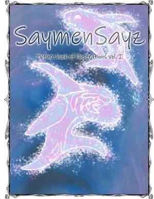 SaymenSays picture book of illustrations VOL. I: Beautiful ocean life animals cover nr. 8