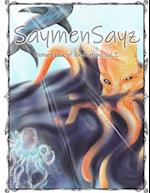 SaymenSayz picture book of illustrations VOL. I: Beautiful ocean life animals cover nr. 6 