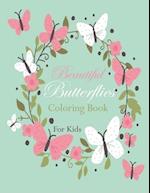 Beautiful Butterflies Coloring Book For Kids