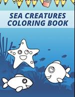 Sea Creatures Coloring Book