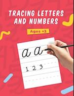 tracing letters and numbers