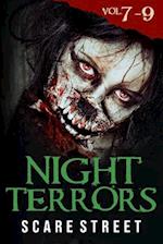 Night Terrors Volumes 7 - 9: Short Horror Stories Anthology 