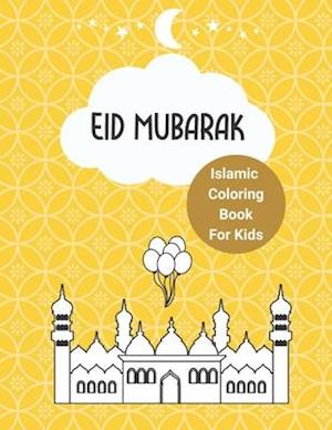 Islamic Coloring Book For Kids - Eid Mubarak