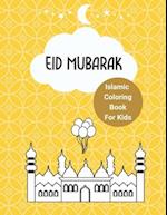 Islamic Coloring Book For Kids - Eid Mubarak 