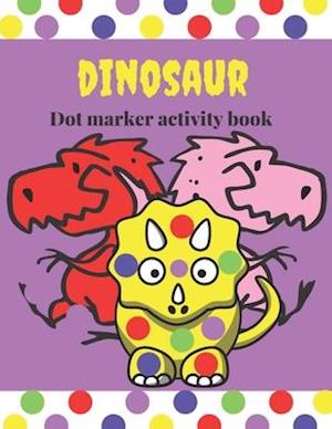 Dinosaur dot marker activity book