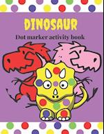 Dinosaur dot marker activity book