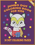 Jumbo Dot Coloring Book For Kids