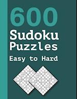 600 Sudoku Puzzles Easy to Hard