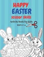 Happy Easter scissor skills Activity book