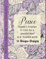 Bible Verse Floral Coloring Book