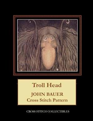 Troll Head : John Bauer Cross Stitch Pattern
